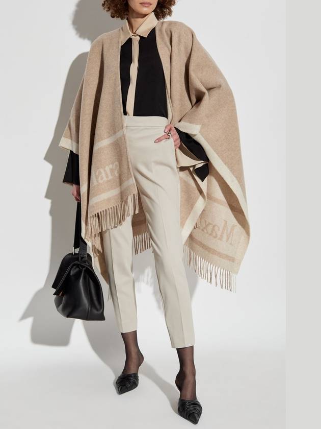 Max Mara Poncho Hilde, Women's, Beige - MAX MARA - BALAAN 2