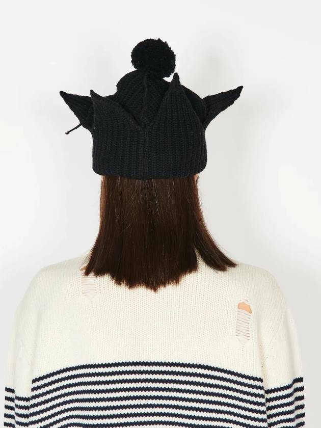 Charles Jeffrey Loverboy WoW Chunky Crown Beanie Black CJLSS23CCB1 - CHARLES JEFFREY LOVERBOY - BALAAN 4