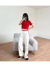 Non-Dyed Straight Pants White - ADIDAS - BALAAN 4