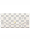 Emilie Damier Canvas Long Wallet Ivory - LOUIS VUITTON - BALAAN 2