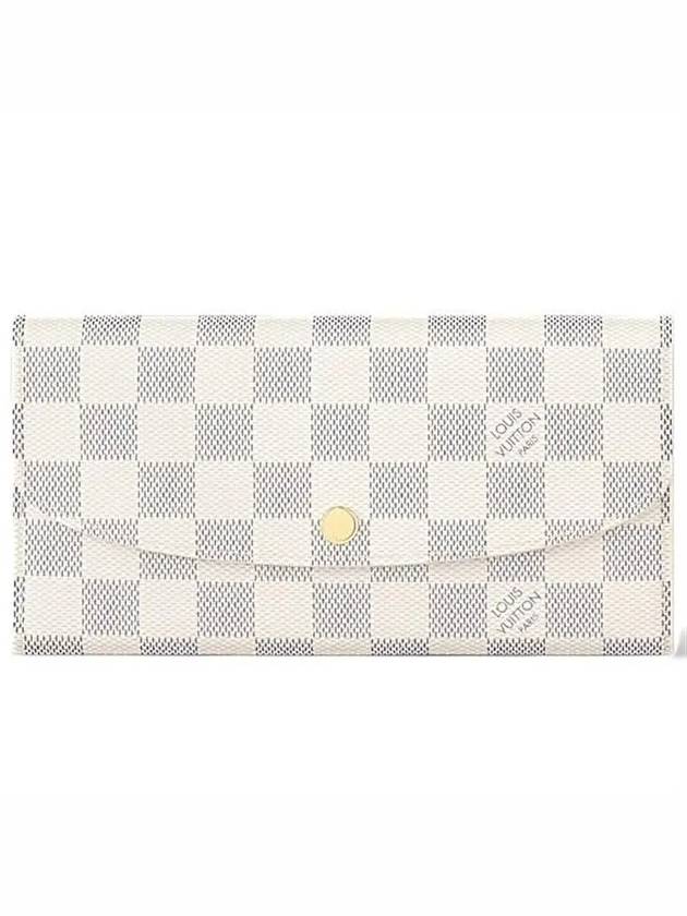 Emilie Damier Canvas Long Wallet Ivory - LOUIS VUITTON - BALAAN 2