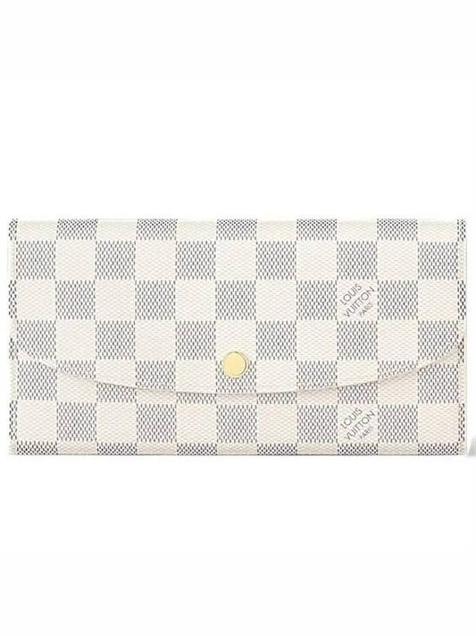 Emilie Damier Canvas Long Wallet Ivory - LOUIS VUITTON - BALAAN 2