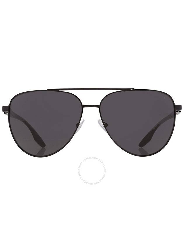 Prada Linea Rossa Gray Pilot Men s Sunglasses PS 52WS 1BO06F 61 - PRADA - BALAAN 2