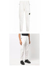 Men's Tella Paracadute Regular Fit Cargo Pants White - STONE ISLAND - BALAAN 5