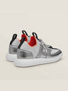 Duel Metallic Low Top Sneakers Silver - HERMES - BALAAN 4