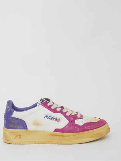 Super Vintage Medalist Low Top Sneakers Purple Pink - AUTRY - BALAAN 2