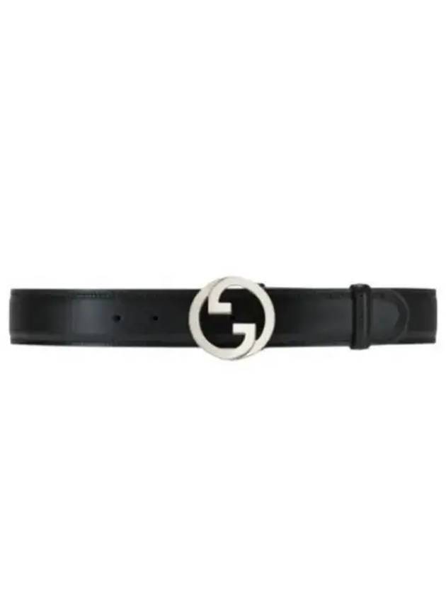 Blondie Blondie Leather Belt Black - GUCCI - BALAAN.