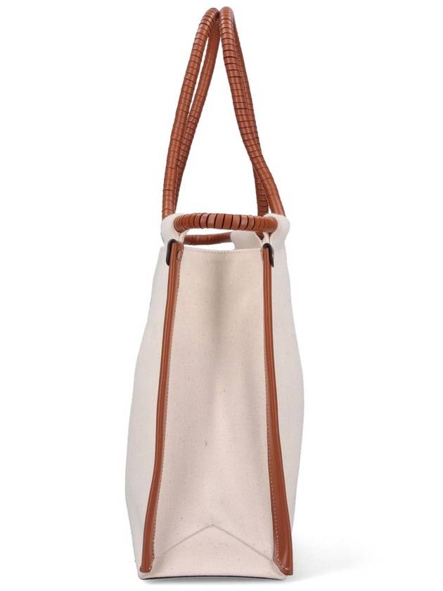 Toledo Canvas Tote Bag Neutral - ISABEL MARANT - BALAAN 6