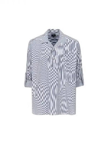 Half button striped shirt 271365 - FENDI - BALAAN 1