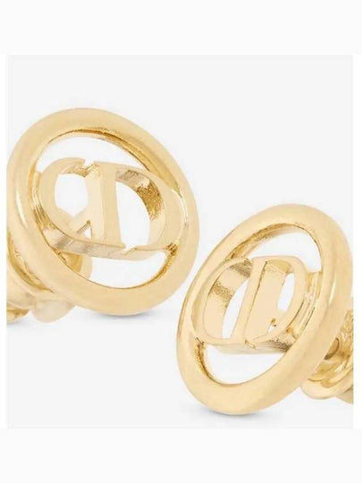 30 Montaigne Stud Earrings Gold - DIOR - BALAAN 2