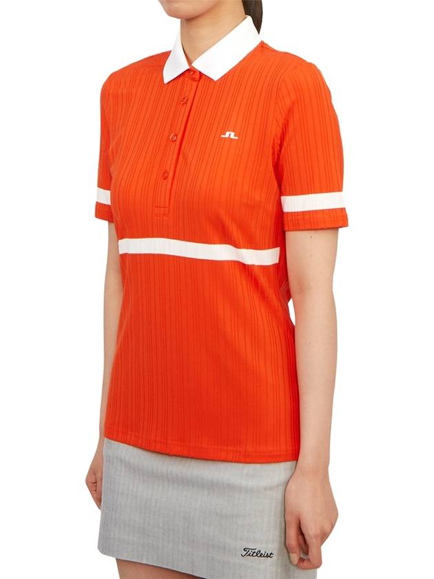 Genuine Women s Moira Polo Tangerine Tango GWJT08997 G016 - J.LINDEBERG - BALAAN 3