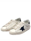 Superstar Beige Night Blue Heel Tab Sneakers - GOLDEN GOOSE - BALAAN 2