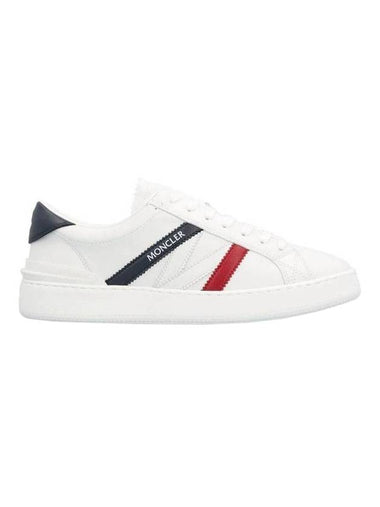 Men's Monaco Trainer Low Top Sneakers White - MONCLER - BALAAN 1