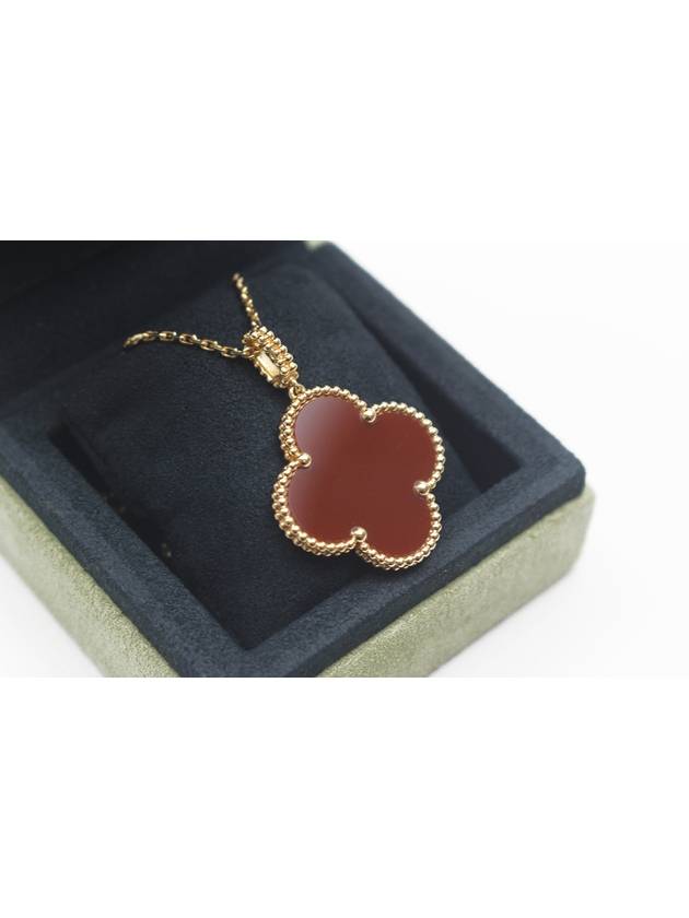 Van Cleef Arpels Magic Alhambra Carnelian Long Necklace VCARO49N00 - VANCLEEFARPELS - BALAAN 6