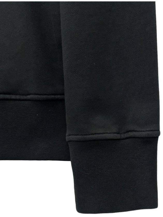 Wappen Patch Garment Dyed Sweatshirt Black - STONE ISLAND - BALAAN 5