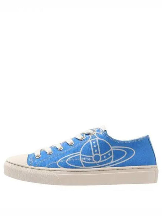 ORB Logo Low Top Sneakers Blue - VIVIENNE WESTWOOD - BALAAN 2