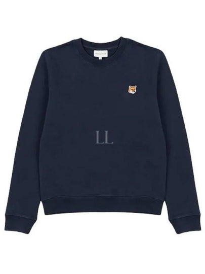 Fox Head Patch Regular Sweatshirt Ink Blue - MAISON KITSUNE - BALAAN 2