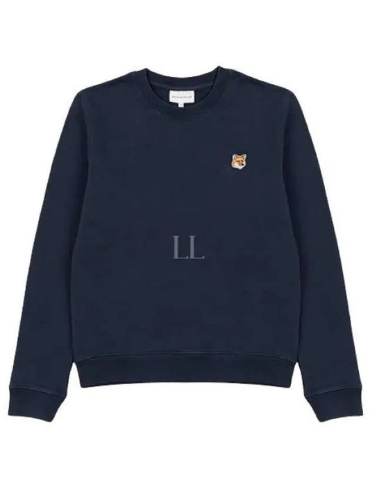 Fox Head Patch Regular Sweatshirt Ink Blue - MAISON KITSUNE - BALAAN 2