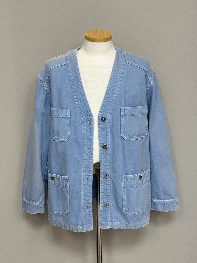 Cotton Bag Logo Denim Jacket 38 - MIU MIU - BALAAN 2