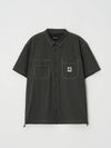 Stitchwork short sleeve shirt gray - BOOVOOM - BALAAN 2