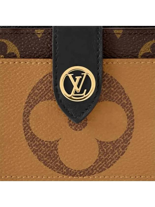 Juliette Monogram Reverse Half Wallet Brown - LOUIS VUITTON - BALAAN 8