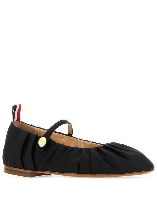 Silk Taffeta Thom John Ruched Ballerina Black - THOM BROWNE - BALAAN 3