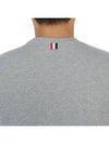 4 Bar Loopback Jersey Sweatshirt Light Grey - THOM BROWNE - BALAAN 8