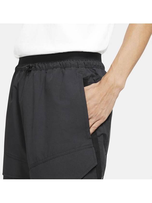 Sportswear Tech Pack Woven Straight Pants Black - NIKE - BALAAN 5