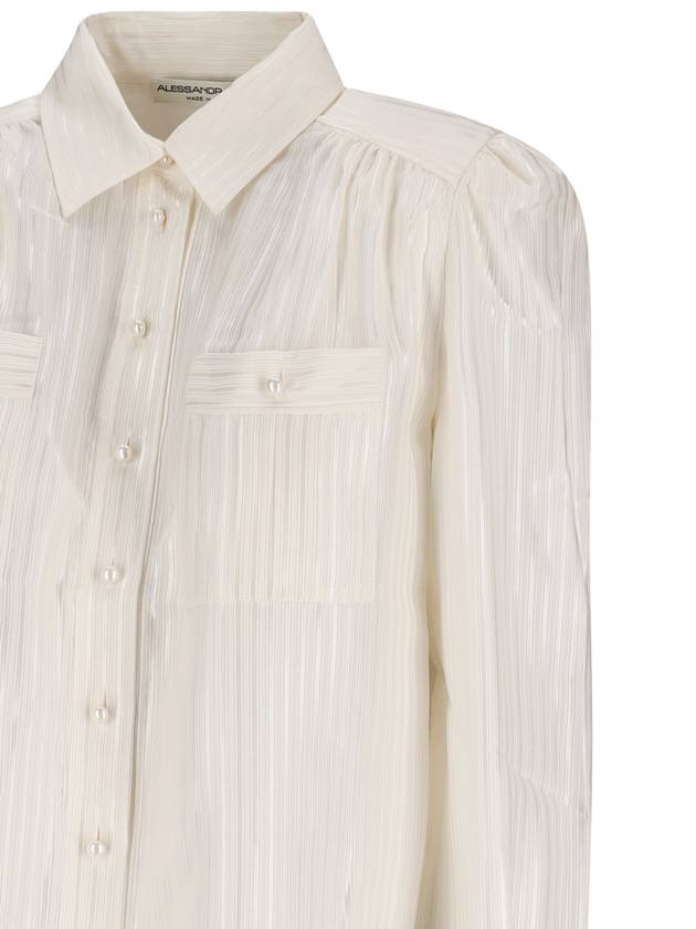 SILK JACQUARD BLOUSE WITH POCKETS - ALESSANDRA RICH - BALAAN 3