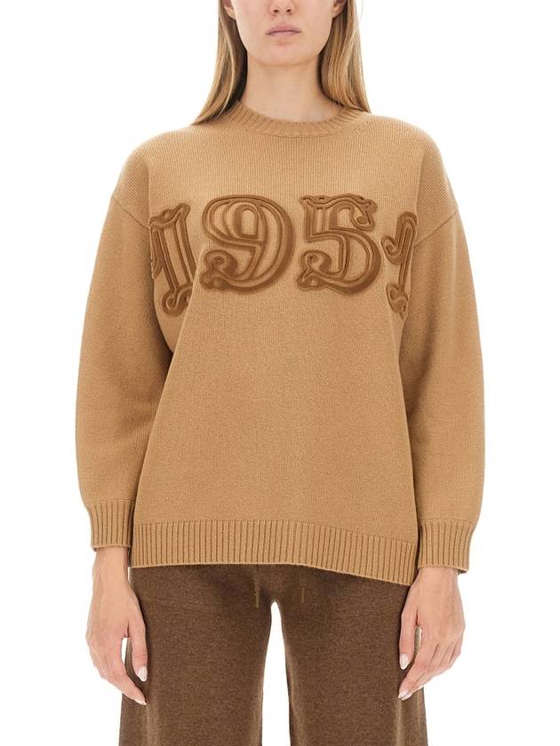 Fido Wool Knit Top Camel - MAX MARA - BALAAN 2