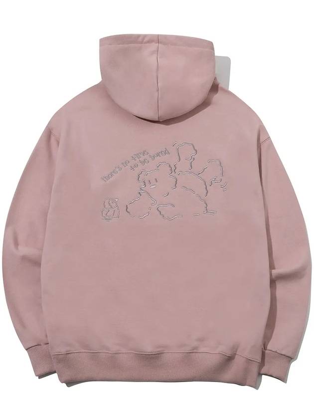 Fun Time Bear Embroidery Hooded Top Indie Pink - CPGN STUDIO - BALAAN 3