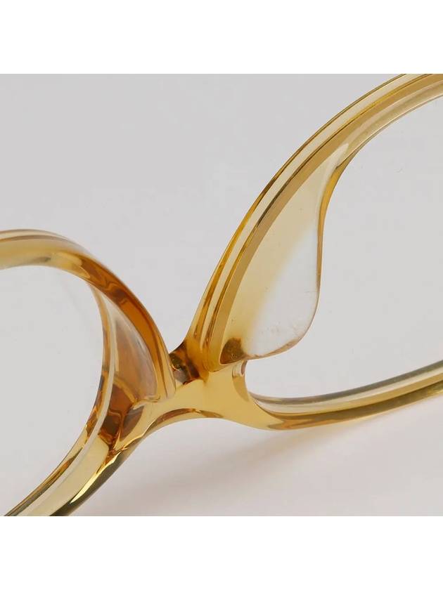 Eyewear Round Eyeglasses Yellow - CELINE - BALAAN 7