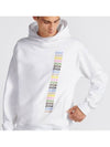 Comfort Fit Cotton Hoodie White - DIOR - BALAAN 3