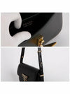 Leather Shoulder Bag Black - PRADA - BALAAN 7