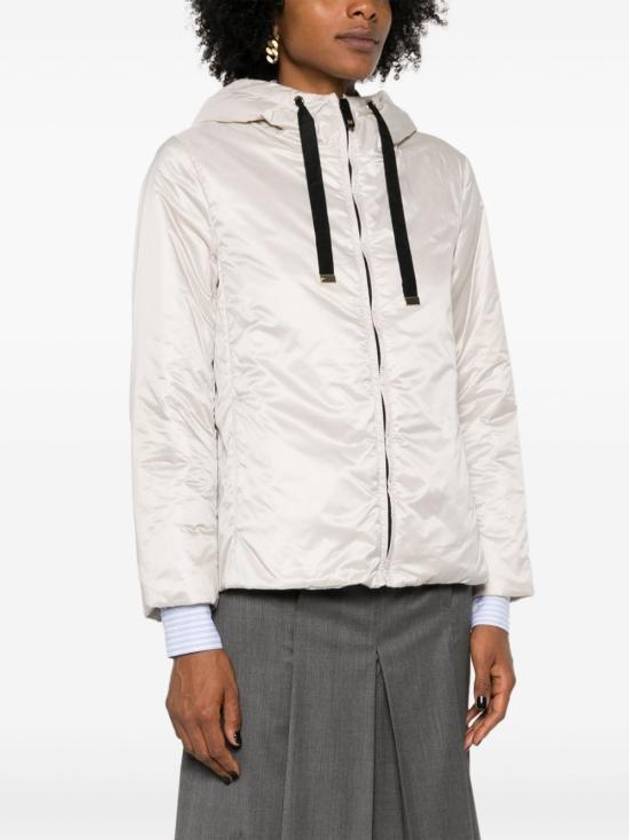 Greenh Water Repellent Hooded Padding White - MAX MARA - BALAAN 3