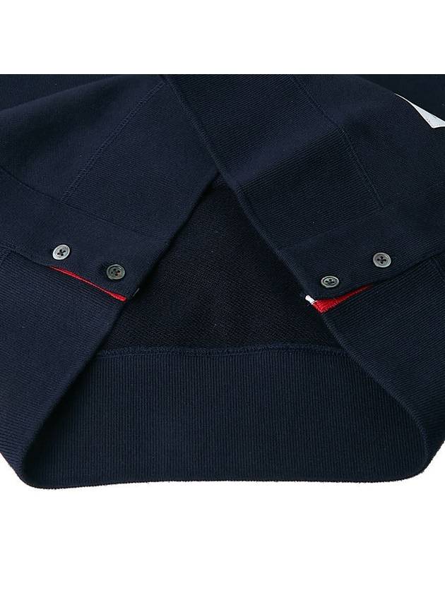 4 Bar Loopback Jersey Sweatshirt Navy - THOM BROWNE - BALAAN 11