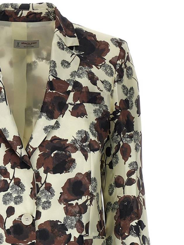 Alberto Biani Floral Print Trench Coat - ALBERTO BIANI - BALAAN 3