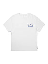 Logo Short Sleeve T-Shirt White Navy - IAB STUDIO - BALAAN 1