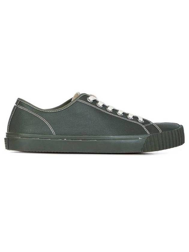 Tabi Canvas Low Top Sneakers Green - MAISON MARGIELA - BALAAN 1