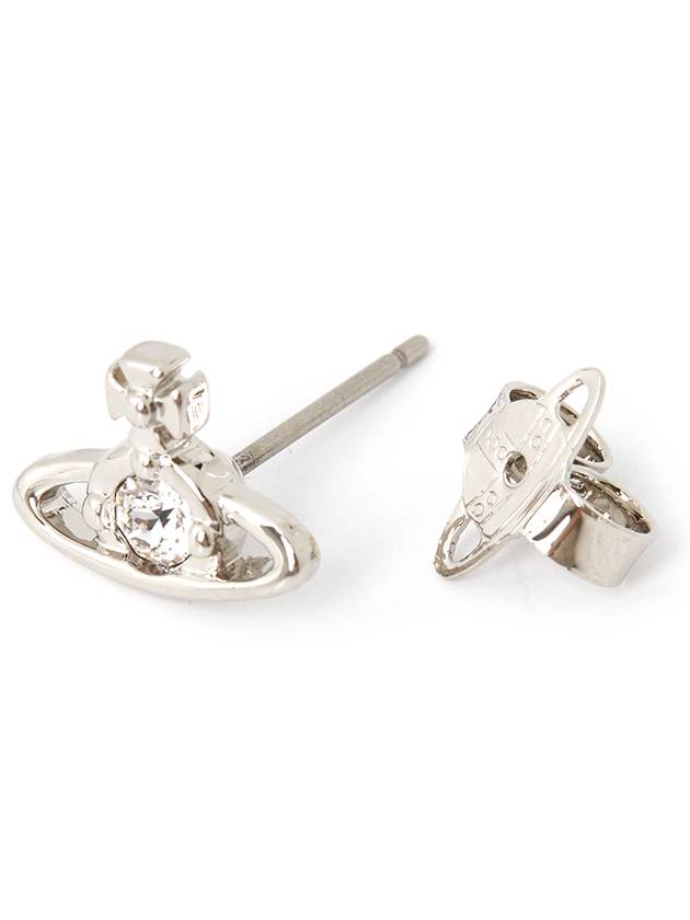 Nano Solitaire Single Stud Earring Silver - VIVIENNE WESTWOOD - BALAAN 4