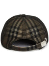 Mesh Overlay Check Ball Cap Beige - BURBERRY - BALAAN 5