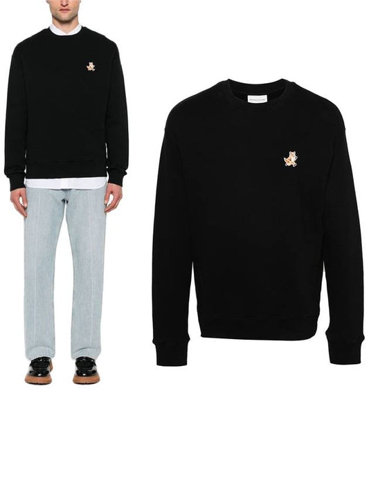 Fox Cotton Sweatshirt Black - MAISON KITSUNE - BALAAN 2