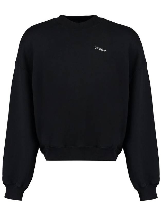 Scratch Arrow Over Knit Top Black - OFF WHITE - BALAAN 2