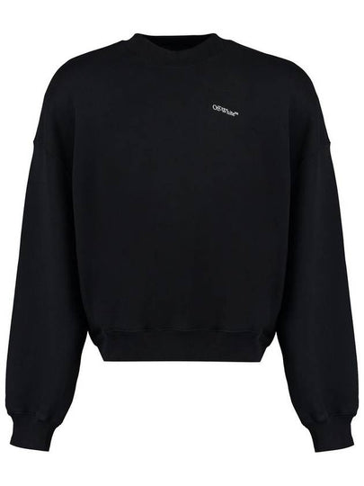 Scratch Arrow Over Knit Top Black - OFF WHITE - BALAAN 2