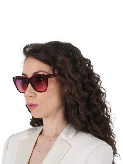 Calvin Klein Red Gradient Square Ladies Sunglasses CKJ22608S 679 54 - CALVIN KLEIN - BALAAN 2