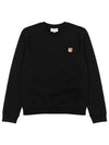 Fox Head Patch Regular Sweatshirt Black - MAISON KITSUNE - BALAAN 2