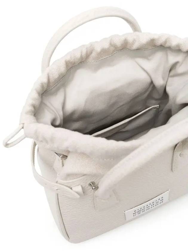 5AC Mini Drawstring Tote Bag Greige - MAISON MARGIELA - BALAAN 4