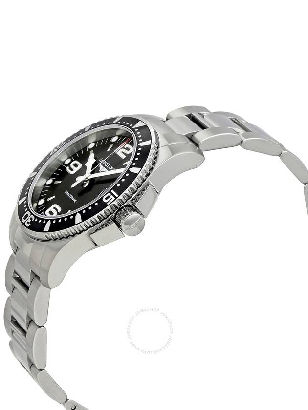 Hydroconquest Watch Silver Black - LONGINES - BALAAN 3