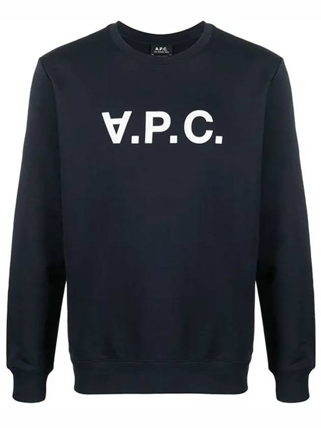 VPC Logo Sweatshirt Navy - A.P.C. - BALAAN 3