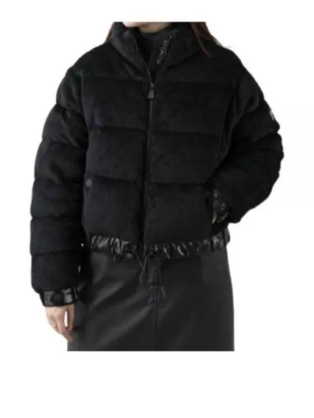 Ayse Polartec Short Down Padding Black - MONCLER - BALAAN 2